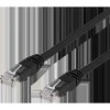 Tinklo kabelis DELTACO U/UTP Cat6, 1m, juodas / TP-61S-K / 00210006