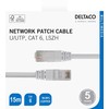 Tinklo kabelis DELTACO U/UTP Cat6, 15m, baltas / TP-615V-K / 00210005
