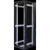 TOTEN System G, 19" grindų spintelė, 42U, 600x1200, perforuotos durys priekyje, perforuotos durys gale, 800 kg apkrova, juodas 19-G6242PP