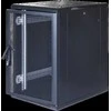 TOTEN System G, 19 "spintelė, 18U, 600x1000, perforuotos priekinės durys, 800kg, juodas 19-G6018PP