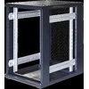 TOTEN System G, 19 "spintelė, 18U, 600x1000, stiklės priekinės durys, perforatas