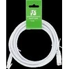 Deltaco U / UTP Cat6 kabelis, CCA, 3m, 250MHz EPZI baltas / TP-63V-CCA