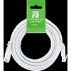 Deltaco U / UTP Cat6 kabelis, CCA, 5m, 250MHz EPZI baltas / TP-65V-CCA