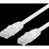 Deltaco U / UTP Cat6 kabelis, CCA, 0,5 m, 250 MHz EPZI baltas / TP-60V-CCA