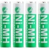 Įkraunamos AAA baterijos DELTACO 1000mAh,pažymėtos ekologiniu ženklu „Nordic Swan“, 4 vnt. pakuotė / ULT-NH1000AAA-4P