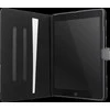„DELTACO iPad 9.7“ (2017/2018) dėklas, veganiškos odos, atrama, juoda IPD-2017-2