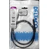 DELTACO USB-C į DisplayPort kabelis, 1m, 4K @ 60Hz, juodas USBC-DP100