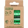 Ultimate Alkaline D baterijos DELTACO Nordic Swan Ecolabelled, 2 vnt. pakuotė / ULT-LR20-2P