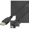 USB 2.0 mini B kabelis DELTACO tinka DSLR fotoaparatams, 1m, juodas / USB-24-K / 00140007