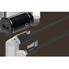 USB automobilinis įkroviklis DELTACO 1x USB-A 2,4 A, 1 m Lightning laidas, juodas / USB-CAR130