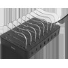 USB krovimo stotelė DELTACO skirtas 8 prietaisams, 6x USB-A, 2x USB-C PD, greitas krovimas, 75 W, juodas / DPS-0201