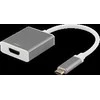 Deltaco USB-C - HDMI adapteris, 0,2 m, 4096x2160, 60 Hz, HDMI 2.0, HDCP 2.2 / USBC-HDMI9