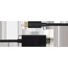 USB-C - HDMI laidas DELTACO 4K UHD, paauksuotas, 0,5m, juodas / USBC-HDMI1005-K / 00140018