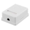 Uždengtas išorinis sieninis lizdas, 1xRJ45, Cat6A DELTACO baltas / VR-220