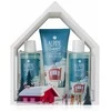 Vonios rinkinys ALPINE COZINESS namelio formos medinėje dėžutėje