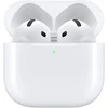 Apple AirPods 4 su atidarytu dėklu ir LED indikatoriumi