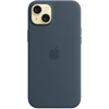 Apple iPhone 15 Plus Silicone Case with MagSafe - Storm Blue - MT123ZM/A