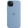 Apple iPhone 15 Plus Silicone Case with MagSafe - Winter Blue - MT193ZM/A