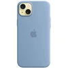 Apple iPhone 15 Plus Silicone Case with MagSafe - Winter Blue - MT193ZM/A