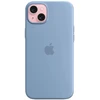 Apple iPhone 15 Plus Silicone Case with MagSafe - Winter Blue - MT193ZM/A