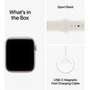 Apple Watch SE 3 GPS 40mm Starlight Aluminium Case with Starlight Sport Band - M/L - MEH54ET/A