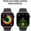 Apple Watch Series 11 GPS 42mm Space Grey Aluminium Case with Black Sport Band - M/L - MEQX4ET/A