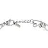 Unisex apyrankė Diesel D Logo DX1599040, Sidabro spalvos