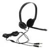Itin lengvos kompiuterinės ausinės Sennheiser PC 3 CHAT, su mikrofonu, 2x 3.5mm, Juodos
