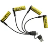 Nitecore NH2400 2400mAh USB-C įkraunamos AA baterijos, 2 vnt.