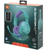 Belaidės ausinės JBL Quantum 360, melsvos/violetinės spalvos