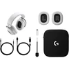 Belaidės žaidimų ausinės su mikrofonu Logitech G PRO X3 LIGHTSPEED, 7.1, Bluetooth, baltos spalvos | 981-001748