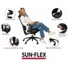 Biuro kėdė SUN-FLEX®OFFICECHAIR HB Onyx Juodas