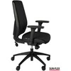 Biuro kėdė SUN-FLEX®OFFICECHAIR HB Onyx Juodas