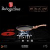 Blynų keptuvė „Berlinger Haus“ BH/6180, 28 cm, Metallic Rose Gold kolekcija