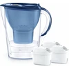 BRITA MARELLA vandens filtravimo indas, 2,4l, mėlynos spalvos + 3 filtrai