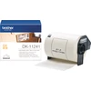 Juodų raidžių baltame fone etikečių ritinėlis Brother DK-11241, 102 mm x 152 mm