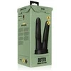 BUTTR Victory Double Finger Silicone Plug - Ergonomic Juodas Model