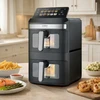Karšto oro gruzdintuvė Caso AirFry DuoTower, 2 x 6,2 l