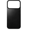 Nomad Magnetic Leather Back – odinis MagSafe dėklas, juodas, skirtas iPhone 17 Pro
