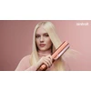 Plaukų džiovintuvas-tiesinimo žnyplės Dyson Airstrait HT01, Amber silk/Pink Champange spalvos