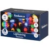 Finnlumor retro stiliaus LED Kalėdinė girlianda „Kankorėžiai“, 40 lempučių, spalvota