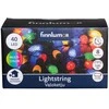 Finnlumor retro stiliaus LED Kalėdinė girlianda „Kankorėžiai“, 40 lempučių, spalvota