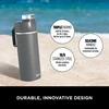 Gertuvė Ninja Thirsti Travel Bottle, 700 ml, pilka