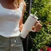Gertuvė Stanley Quencher H2.O Tumbler 1.18L - Kreminė