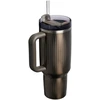 Gertuvė Stanley The Quencher H2.0 Fluted Tumbler | 1,18 L | Rusvai pilka | Su šiaudeliu