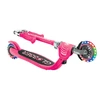 Paspirtukas GLOBBER Flow Foldable Junior, su šviečiančiais ratukais, rožinis (870-110)