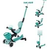 GLOBBER paspirtukas Go-Up Baby Lights 360, 3in1, spalva: mėtinė