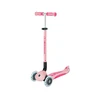 Paspirtukas GLOBBER Go Up Deluxe Lights, pastelinis rožinis