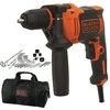 Black &amp; Decker smūginis gręžtuvas BEH710SA40 710W + 40 vnt. priedų + minkštas krepšys