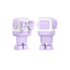 Įkroviklis Ugreen Nexode RG 65W GaN, 2 x USB-C + USB-A, violetinės spalvos